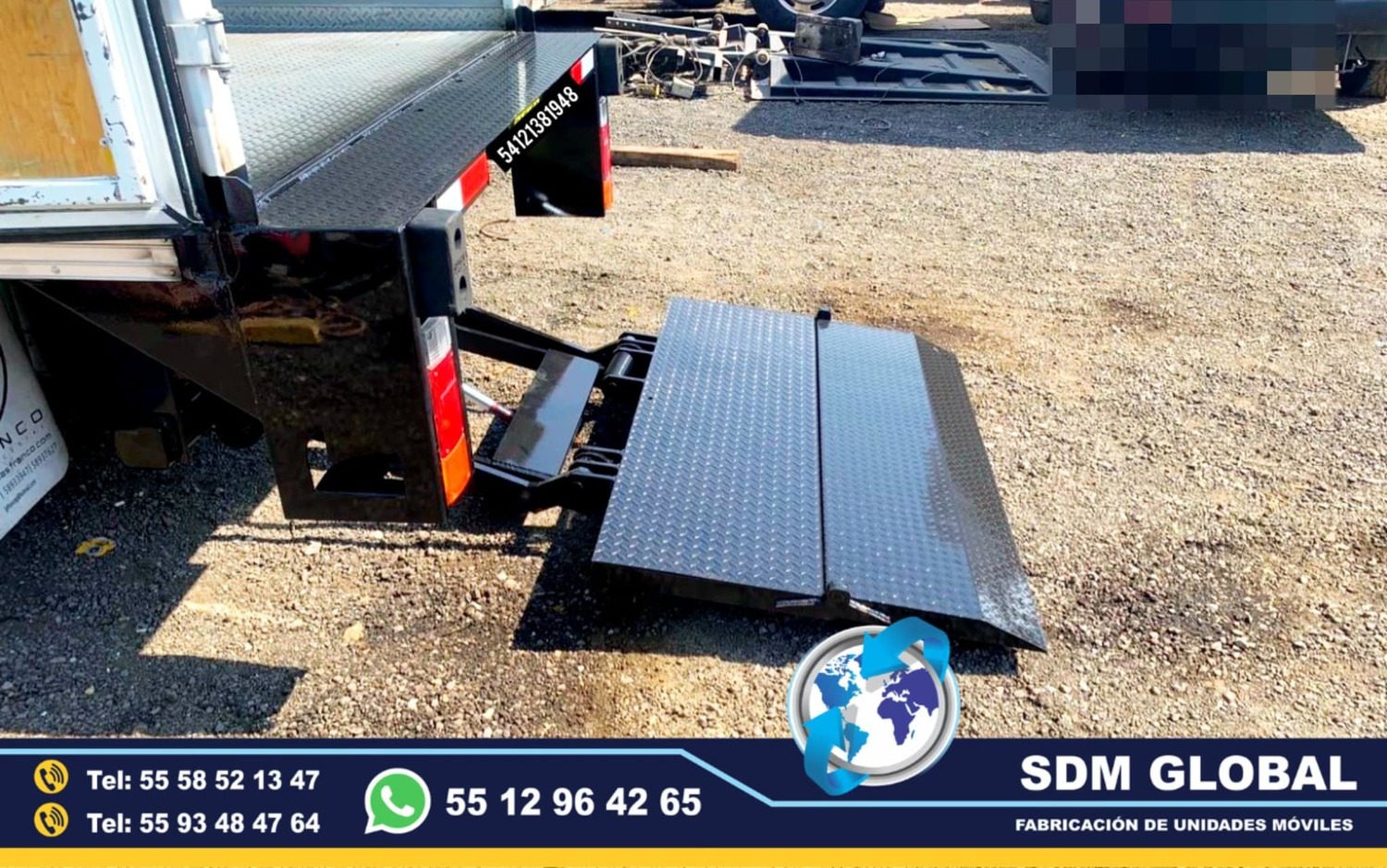 Fabricantes de Rampas Hidraulicas para camioneta y camion de carga <br>