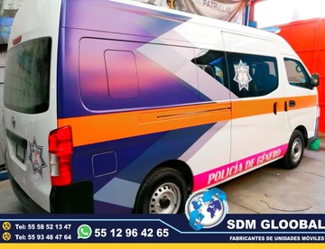 Conversion y Equipamiento de Patrullas nuevas equipadas, Fabricacion y venta de unidades moviles para seguridad publica, privada, rescate, salvamento. SDM Global Mexico somos una empresa líder en el Equipamiento de Patrullas asi como de unidades moviles de rescate, salvamento, proximidad, primer respodiente, equipo tactito, anti motin, fuerzas especiales, semi remolques con personal altamente capasitado para su fabricacion, Roll bar, Tumbaburros, Burrera, Banca central, Defensa trasera, Lona, Rotulacion, Pintura, Torreta de leds, sirena, bocina, codigos, estrobos, luces, etc. somos fabricantes.El término auto o moto Patrulla es utilizado para Patrullar un área concreta asignada. ​ Su función primaria es servir de apoyo a los oficiales de Policía en sus tareas diarias como rondines y traslado de delincuentes. somos fabricantes de unidades moviles especiales.Somos una Empresa Mexicana líder en el Mercado con años de experiencia, especialistas en el Equipamiento de Patrullas Equipadas Cajas y Remolques Unidades Moviles Especiales de Seguridad, Rescate, Salvamento, Salud, Comunicacion, Higine, etc.,Somos fabribricantes directos, distribuidores en todo Mexico, comunicate y te atenderemos personalmente.