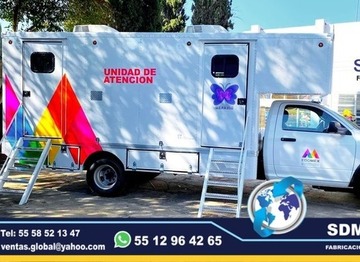 En Sdm Global Mexico Fabricacion conversion equipamiento y venta de Ambulancias de traslado en Mexico, somos fabricantes directos en Mexico. Sdm Global Mexico empresa 100% especializada en la venta fabricación conversión equipamiento de diferentes tipos de ambulancias de traslado y vehículos de emergencia, ofreciendo soluciones personalizadas para diversas necesidades en el mercado nacional.Dedicados a la fabricación de ambulancias y patrullas, ofreciendo servicios relacionados con la seguridad y emergencias, venta de unidades médicas móviles y ambulancias, además de carrocerías industriales,Somos un fabricante mexicano con más de 15 años de experiencia, especializado en la fabricación y comercialización de ambulancias y vehículos de rescate, con un enfoque en la alta calidad y el cumplimiento de normativas mexicanas.Diseñamos y equipamos ambulancias con la tecnología y los materiales necesarios para asegurar funcionalidad y seguridad, cumpliendo con las normativas mexicanas.En Sdm Global Mexico nos dedicamos a la Fabricacion conversion equipamiento y venta de Unidades Moviles Medicas Especiales en Mexico, somos fabricantes directos en Mexico.