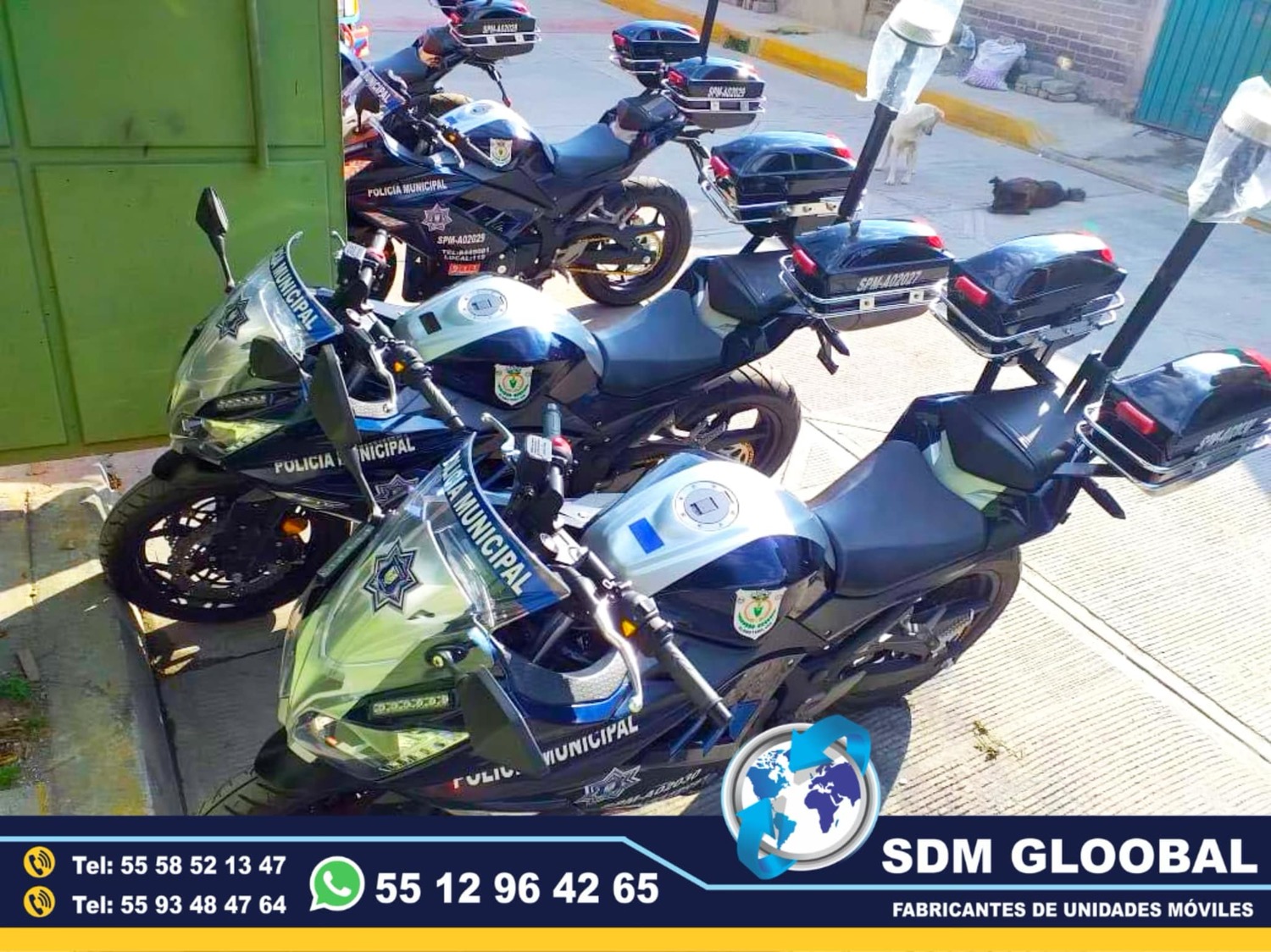 Venta Fabricacion Conversion y Equipamiento de MotoPatrullas cuatrimotos bicicletas     