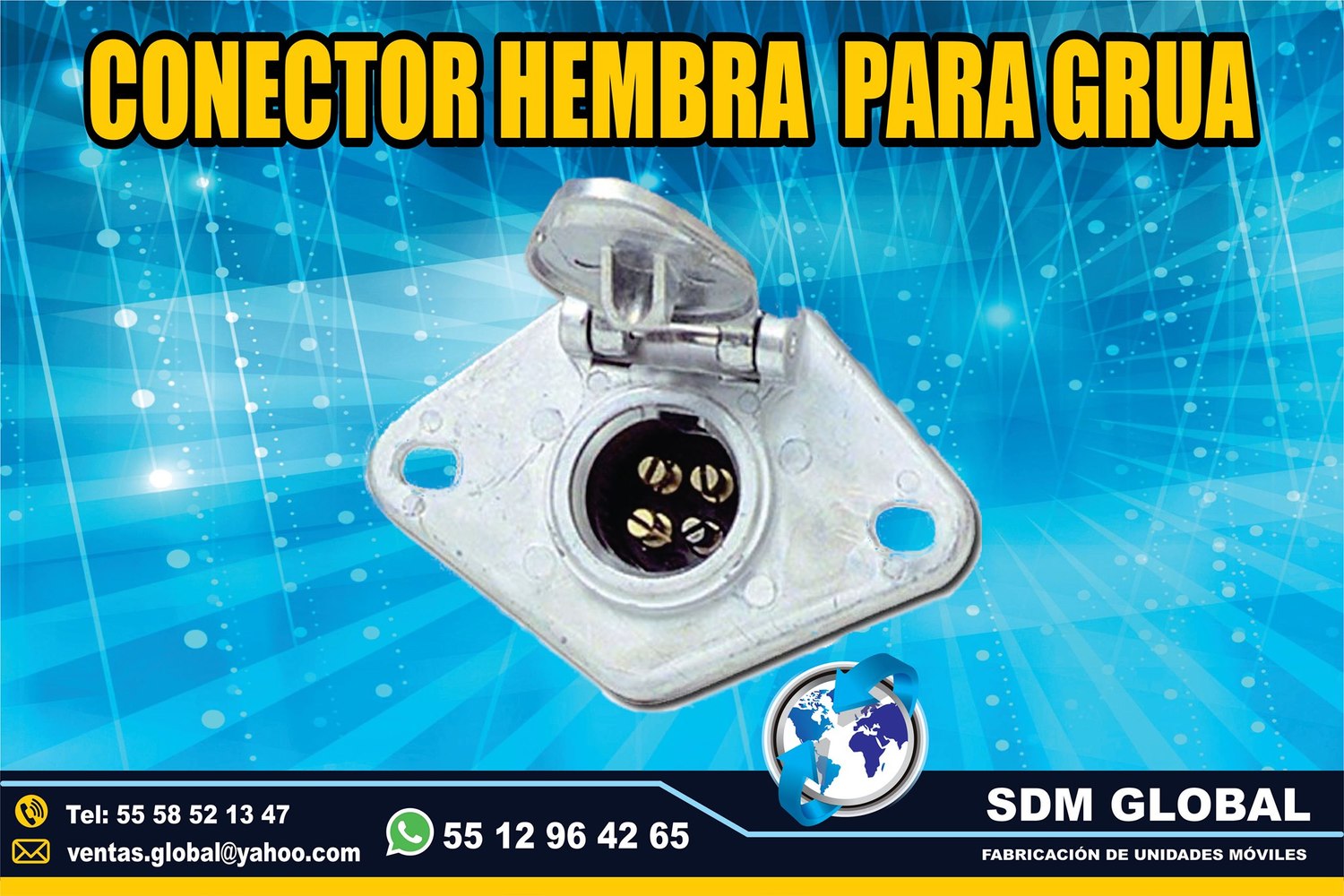 VENTA DE CONECTOR HEMBRA para gruas