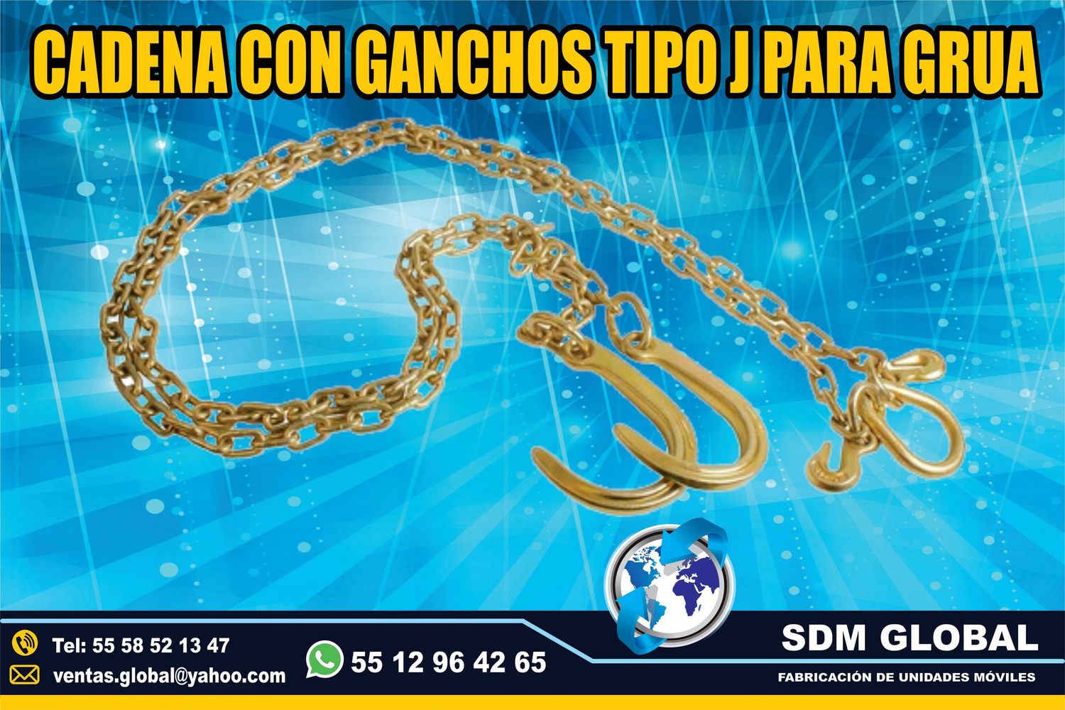 VENTA DE CADENAS DE AMARRE para gruas