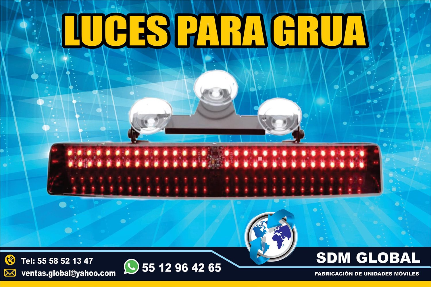 Venta de Luces Perimetrales Auxiliares para Gruas