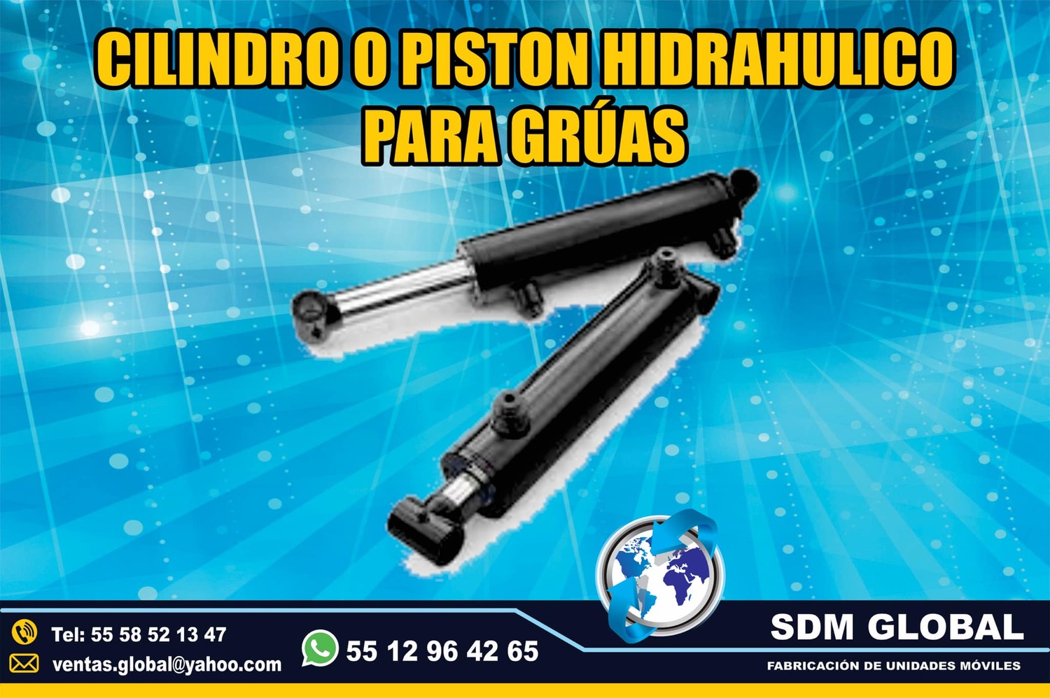 Venta de Pistones hidrahulicos para gruas&nbsp;<br>