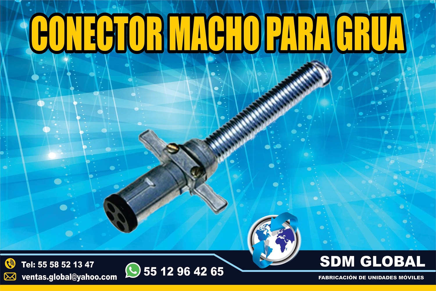 VENTA DE CONECTOR MACHO para gruas