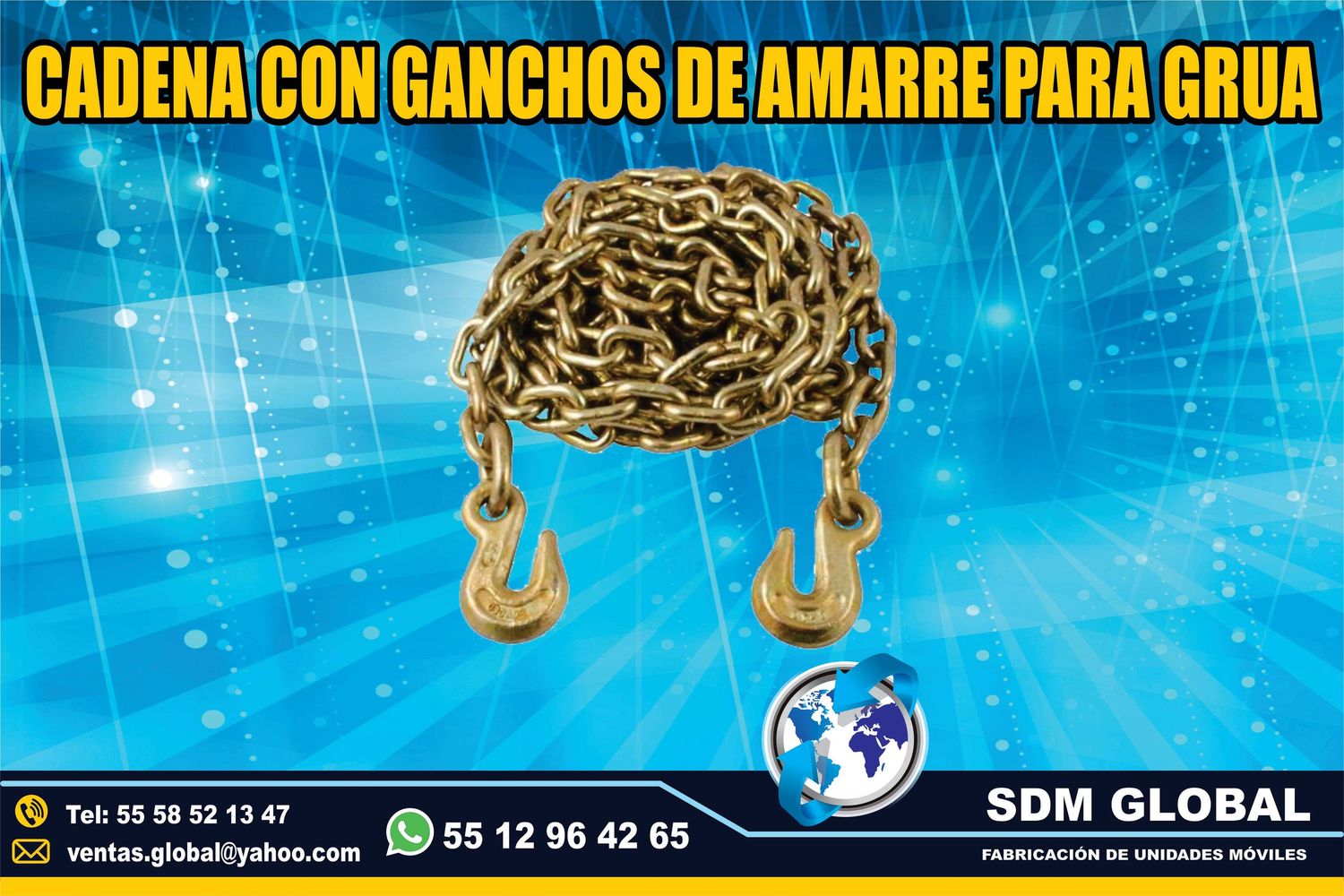 VENTA DE CADENAS DE AMARRE para gruas
