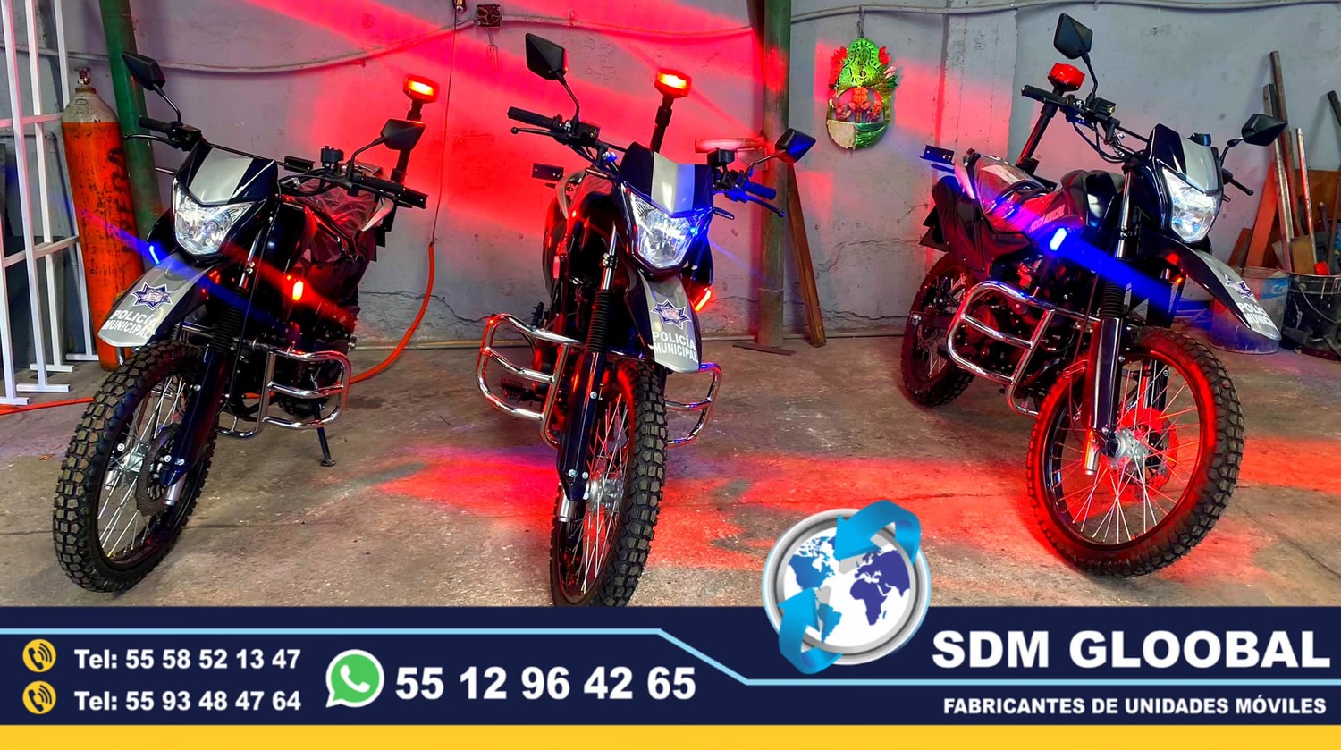 Fabricantes de MotoPatrullas Conversion Equipamiento Venta 