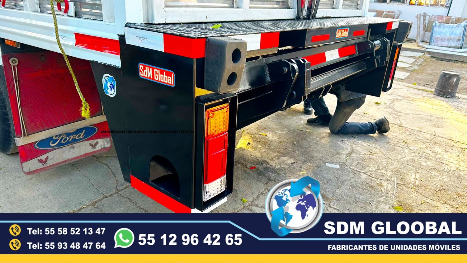 Fabricantes de Rampas Hidraulicas para camioneta y camion de carga <br>