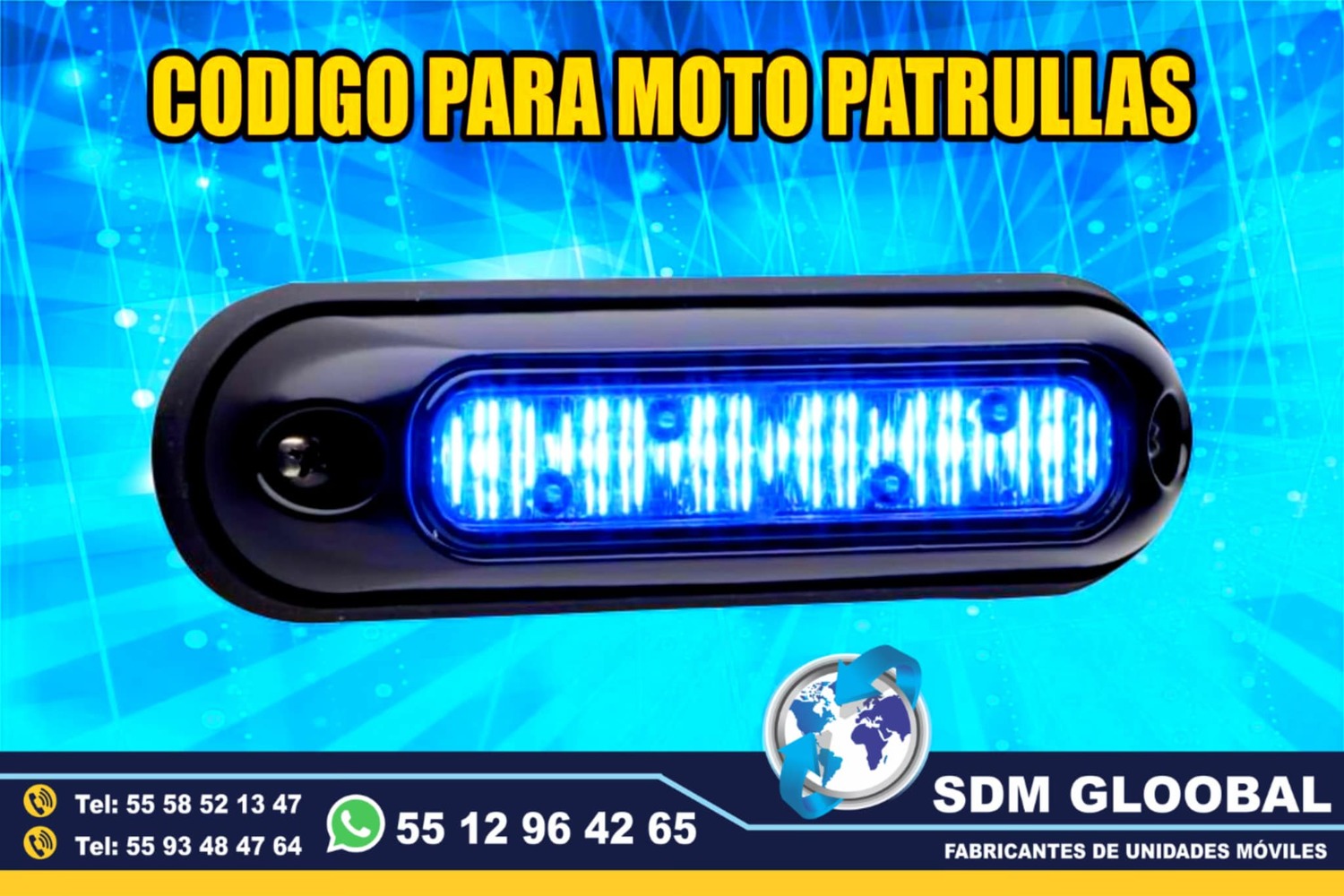 Venta e Instalacion de Luces Perimetrales y Auxiliares para Moto Patrullas Cuatrimotos Motocicletas   