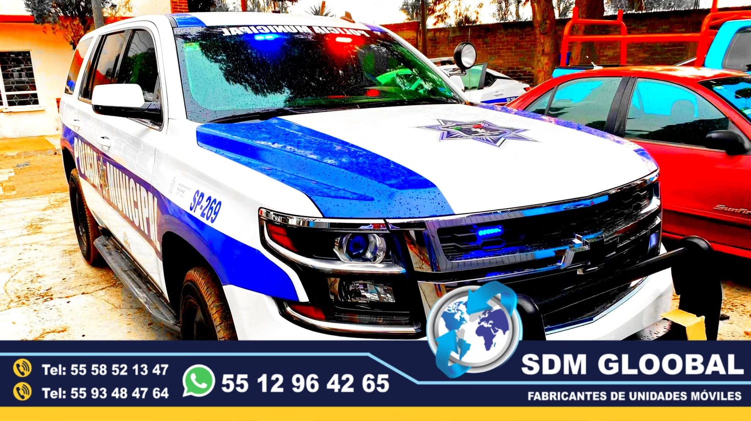 Fabrica de Unidades tipo Escolta o policia privada Equipamiento.