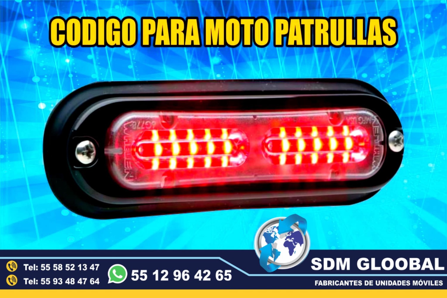 Venta e Instalacion de Luces Perimetrales y Auxiliares para Moto Patrullas Cuatrimotos Motocicletas   