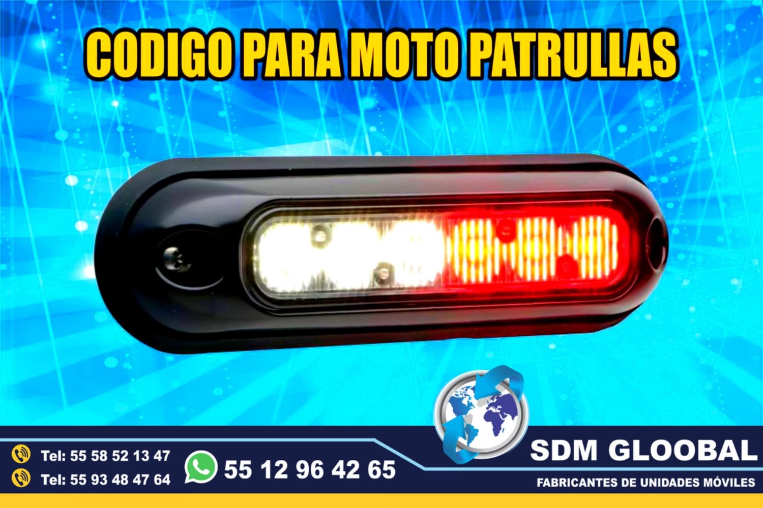 Venta e Instalacion de Luces Perimetrales y Auxiliares para Moto Patrullas Cuatrimotos Motocicletas   