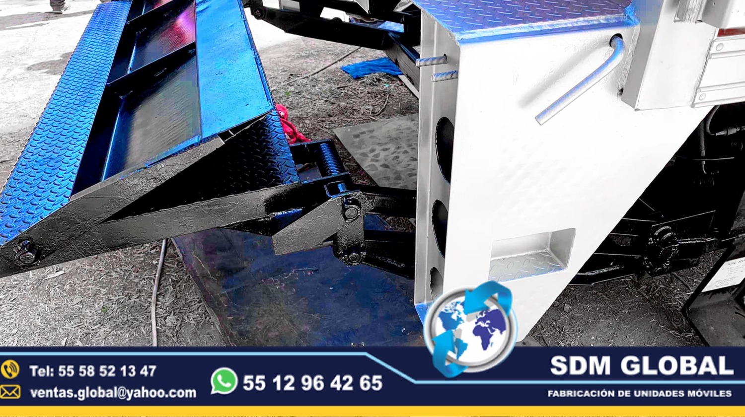 Fabricantes de Rampas Hidraulicas para camioneta y camion de carga <br>