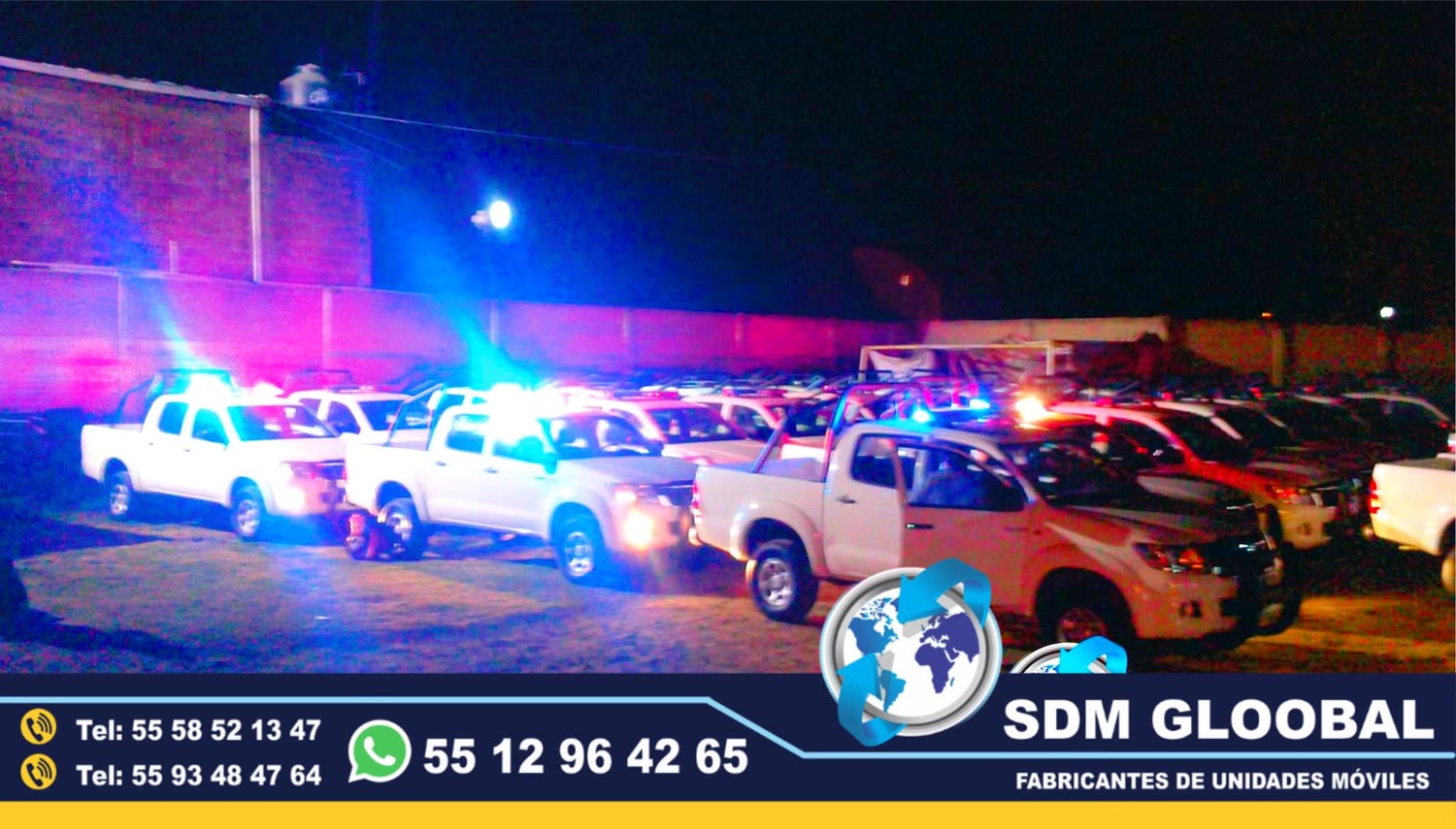 Conversion y Equipamiento de flotillas de patrullas pick up sedan<br>