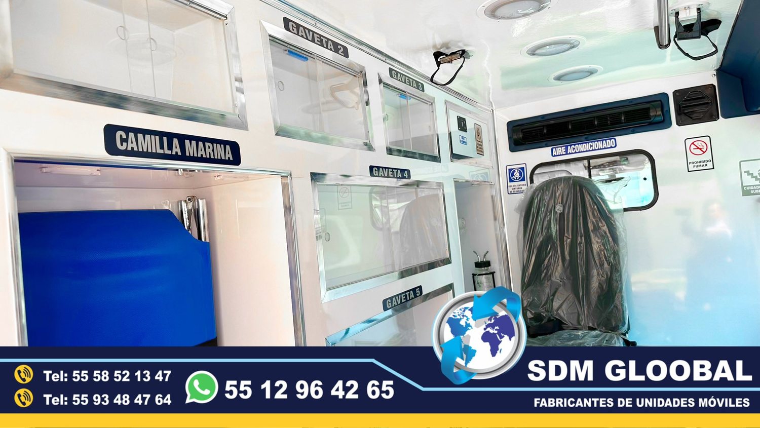 Venta de Ambulancias de Traslado de Tipo 1 y Tipo 2 en Mexico.