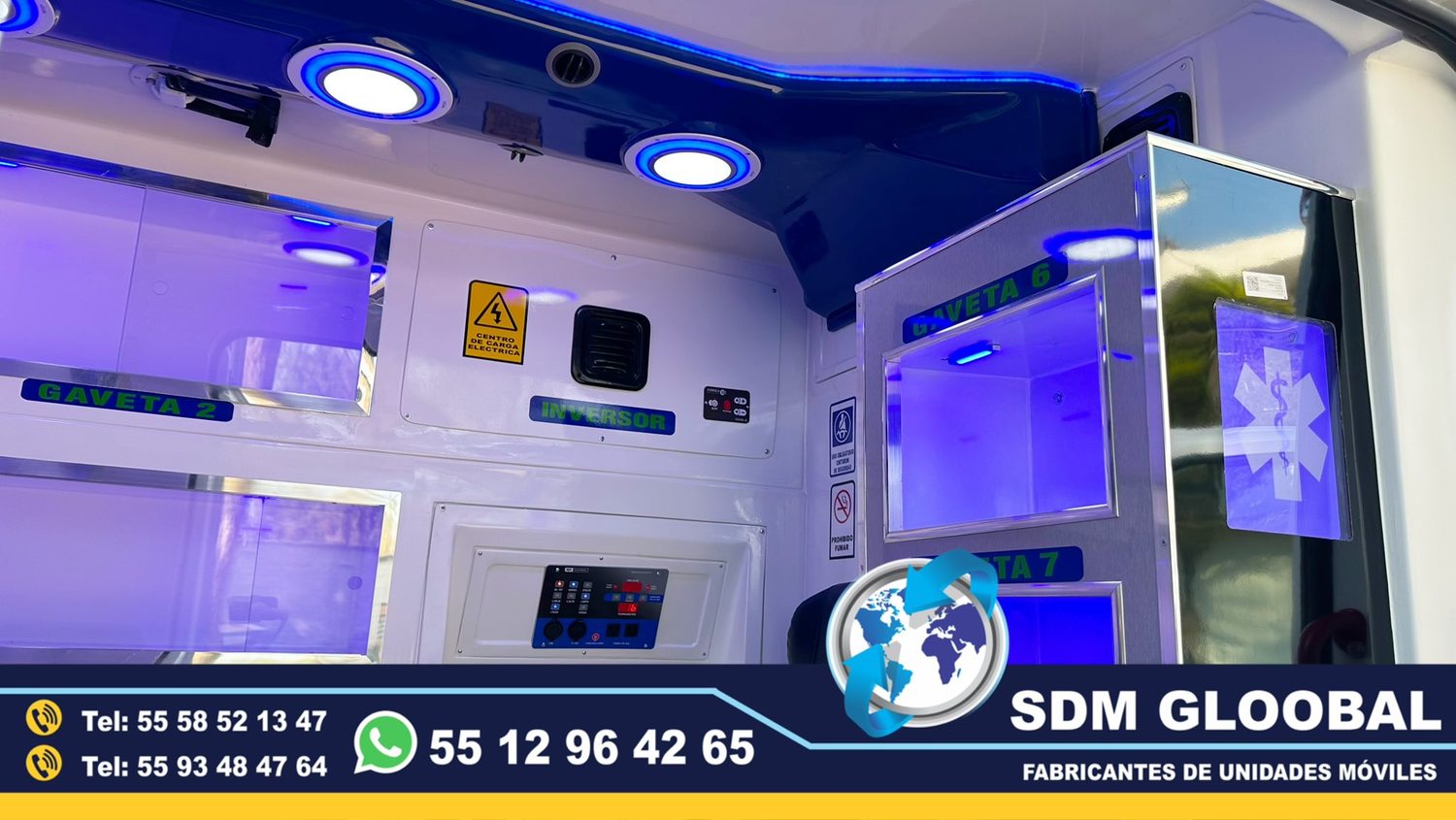 Venta de Ambulancias de Traslado de Tipo 1 y Tipo 2 en Mexico.