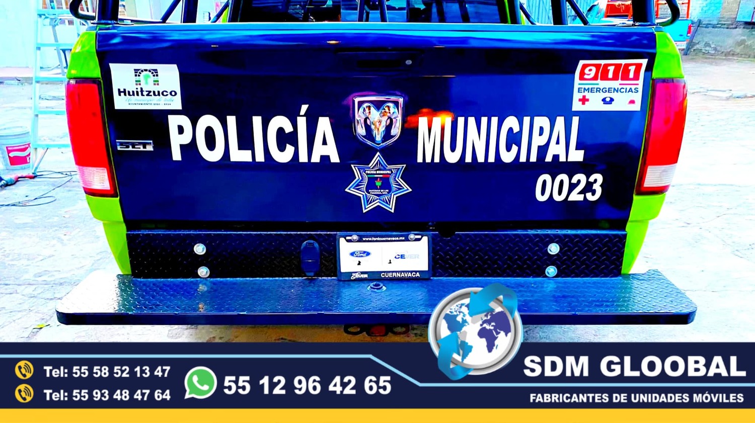 Fabrica de defensa trasera tipo escalon para patrullas pick up