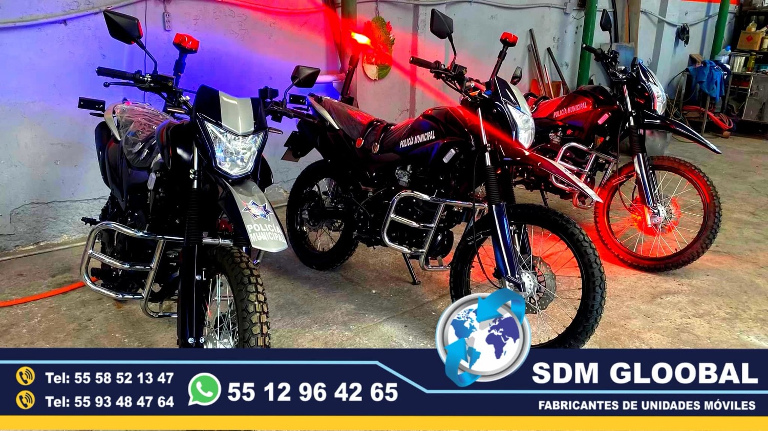 Venta Fabricacion Conversion y Equipamiento de MotoPatrullas cuatrimotos bicicletas     