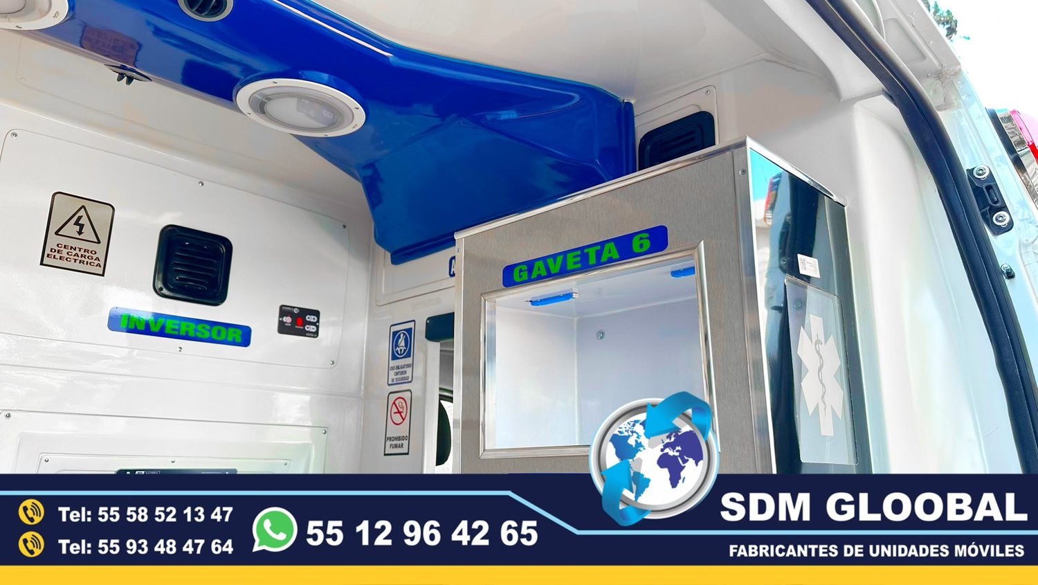 Venta de Ambulancias de Traslado de Tipo 1 y Tipo 2 en Mexico.