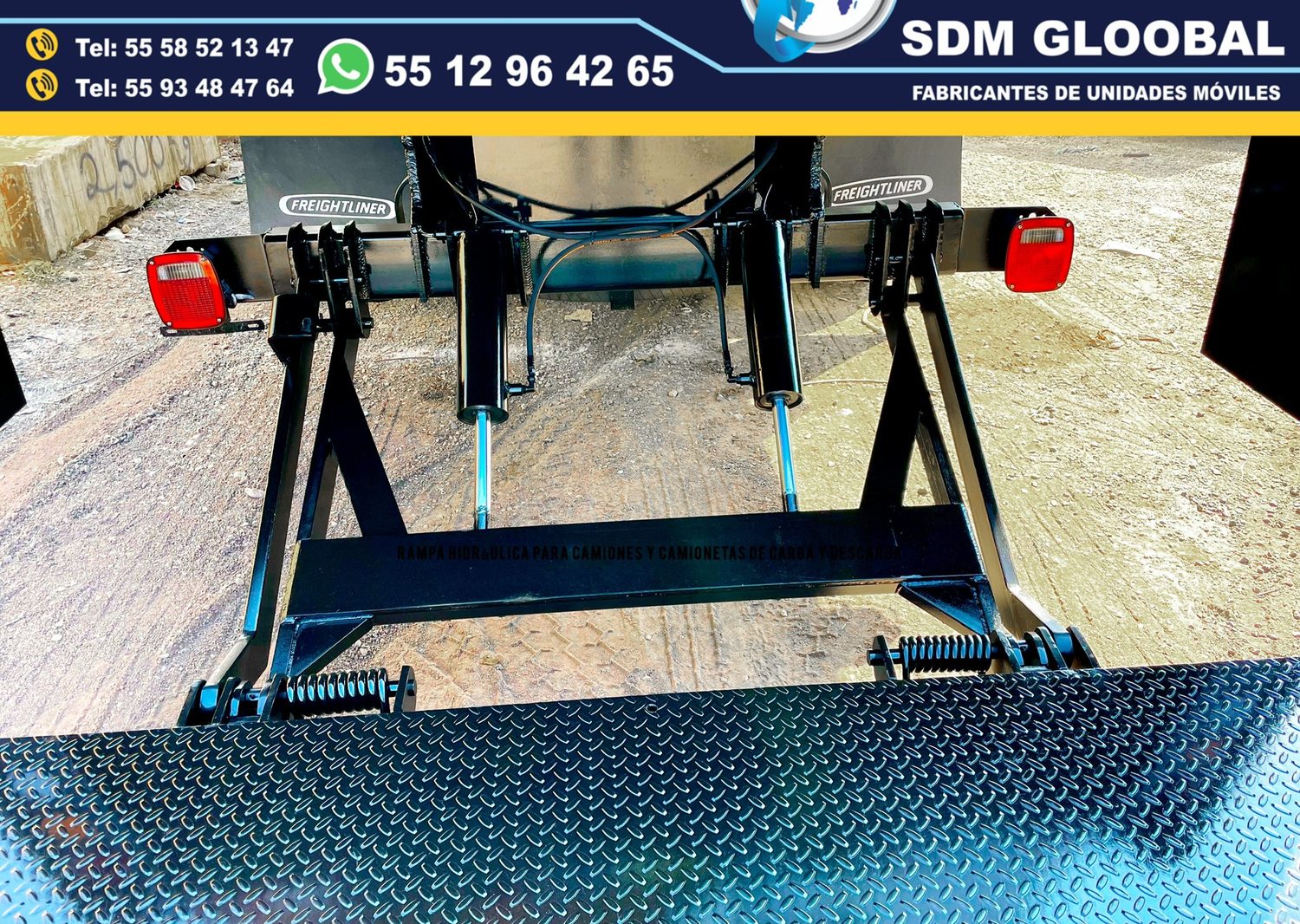 Fabricantes de Rampas Hidraulicas para camioneta y camion de carga <br>