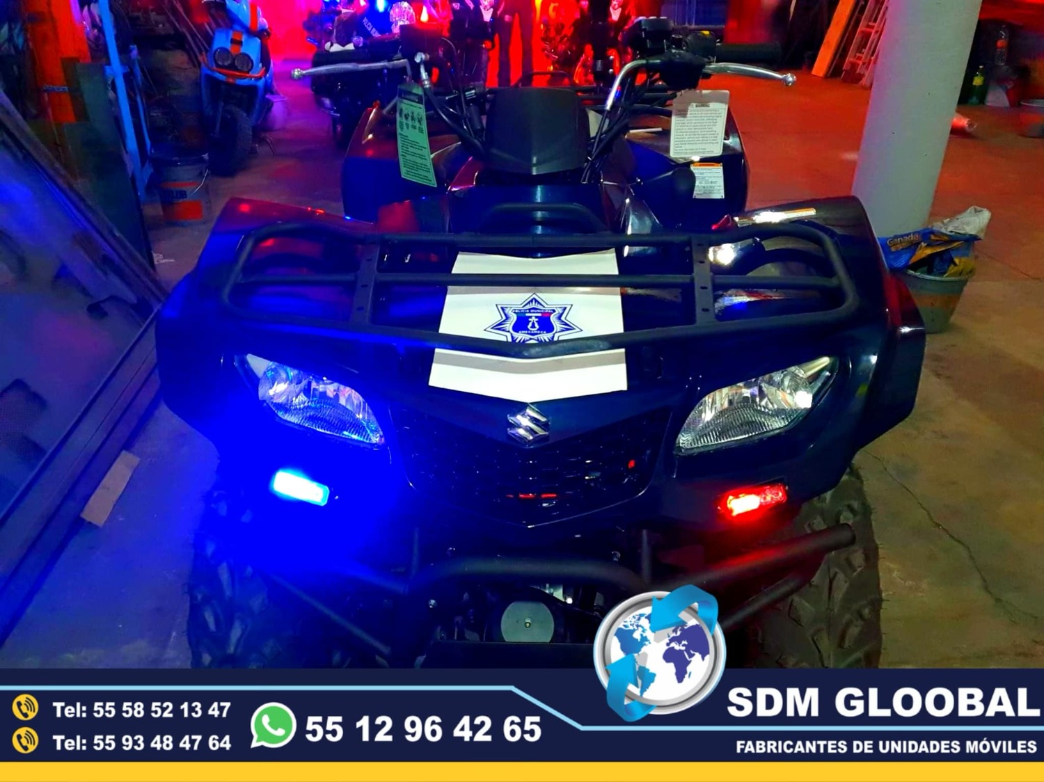 Venta Fabricacion Conversion y Equipamiento de MotoPatrullas cuatrimotos bicicletas     