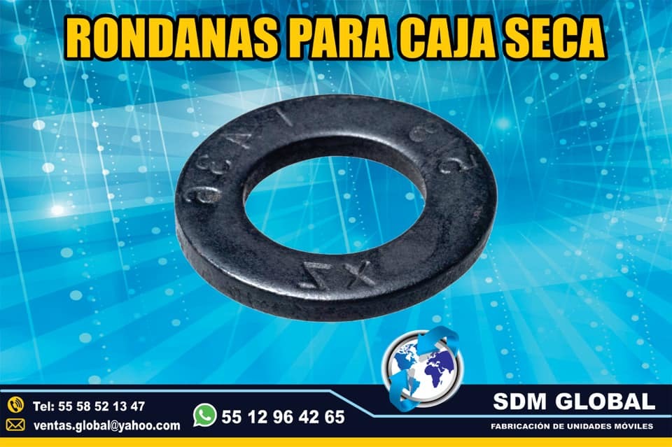 Rondanas para carrocerias y cajas secas plataformas remolques