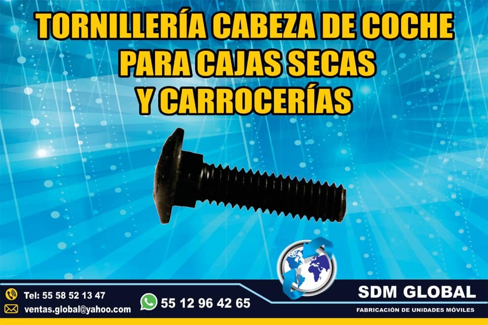 Tornillos para carrocerias y cajas secas plataformas remolques
