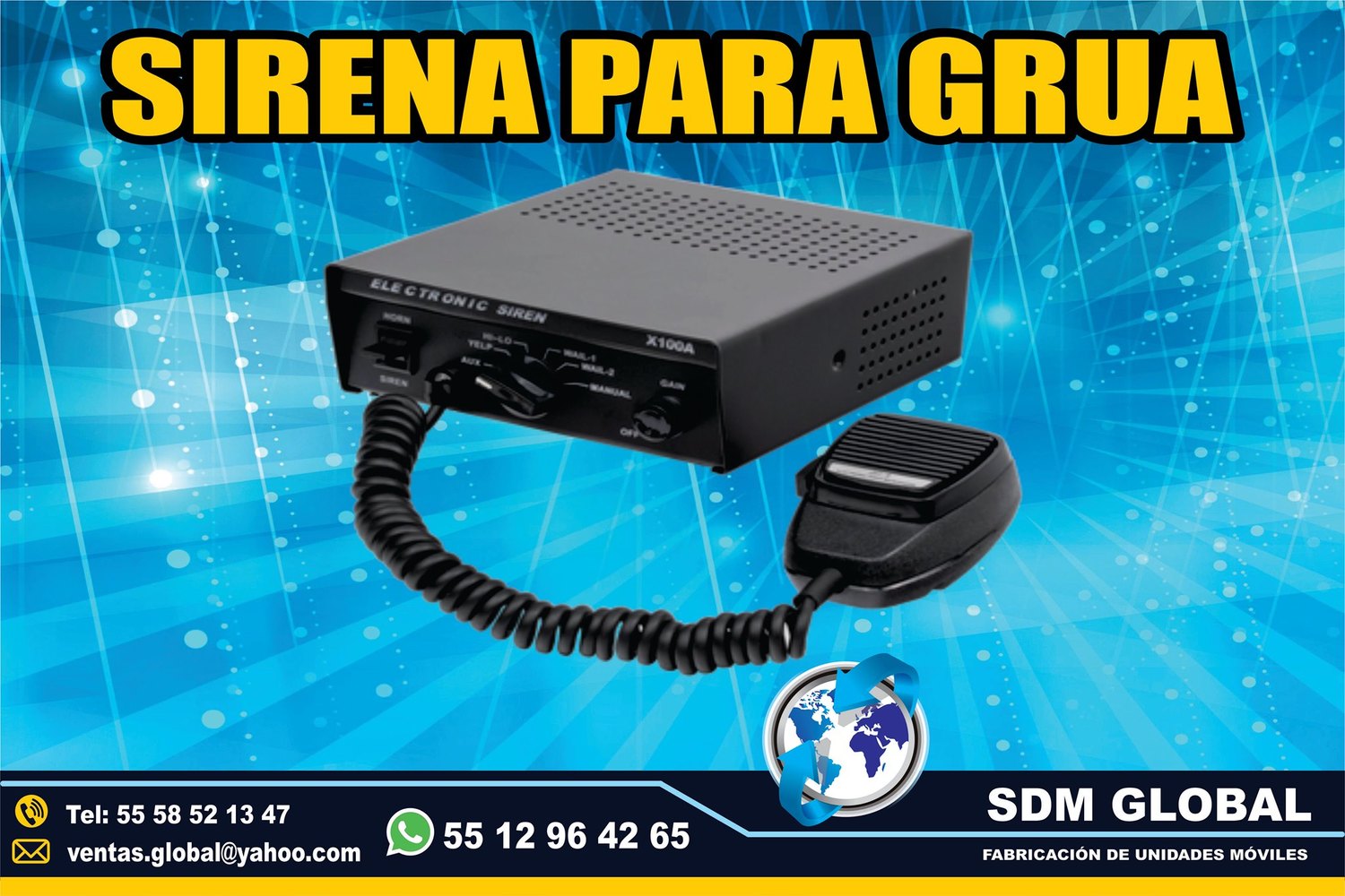 VENTA DE SIRENA MARCA Epcom System para gruas