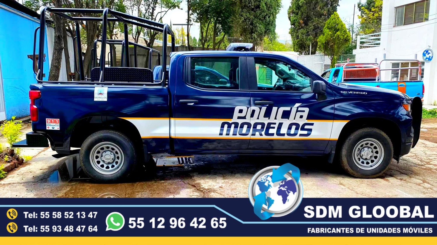 Fabricante de Roll Bar tipo comando para patrullas pick up camioneta