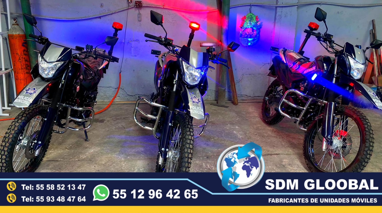 Fabricantes de MotoPatrullas Conversion Equipamiento Venta 