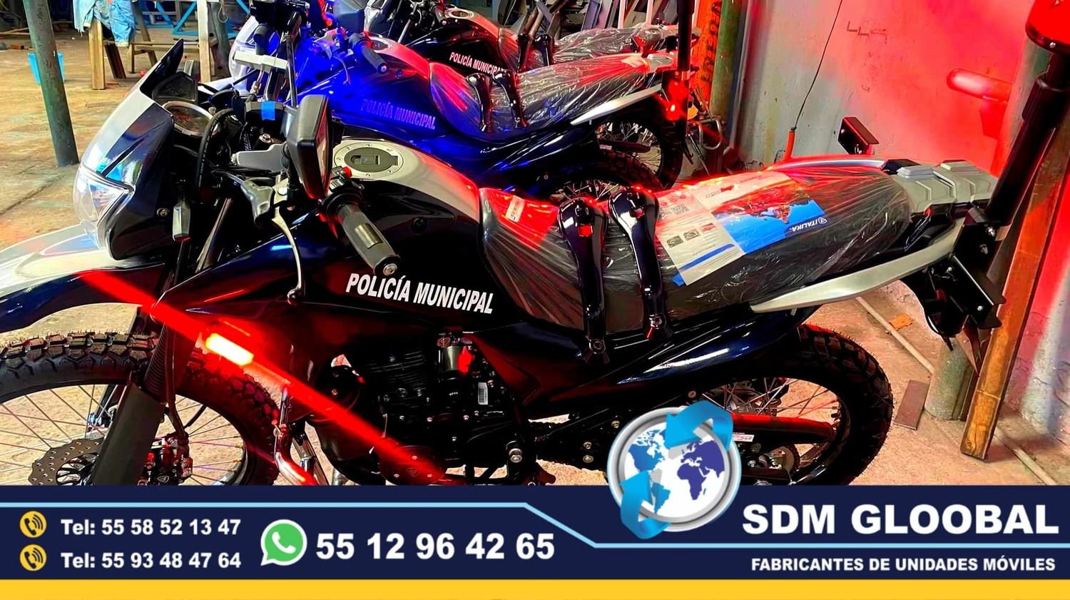 Venta Fabricacion Conversion y Equipamiento de MotoPatrullas cuatrimotos bicicletas     