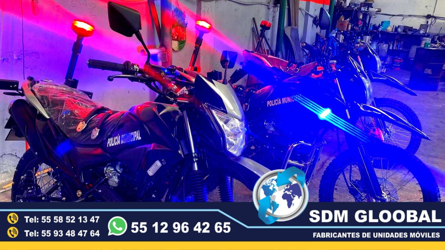 Venta Fabricacion Conversion y Equipamiento de MotoPatrullas cuatrimotos bicicletas     