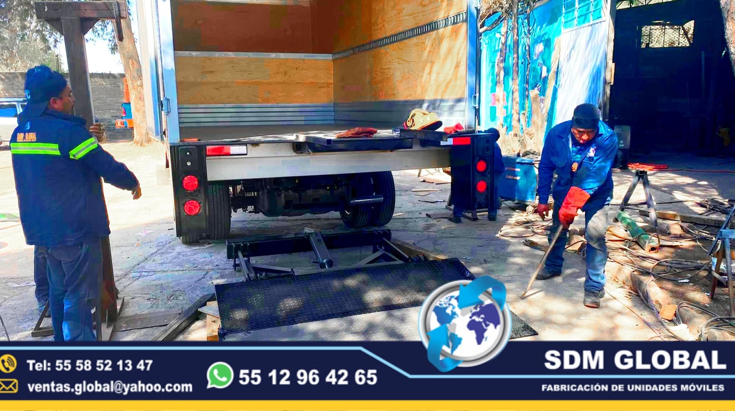 Fabricantes de Rampas Hidraulicas para camioneta y camion de carga 