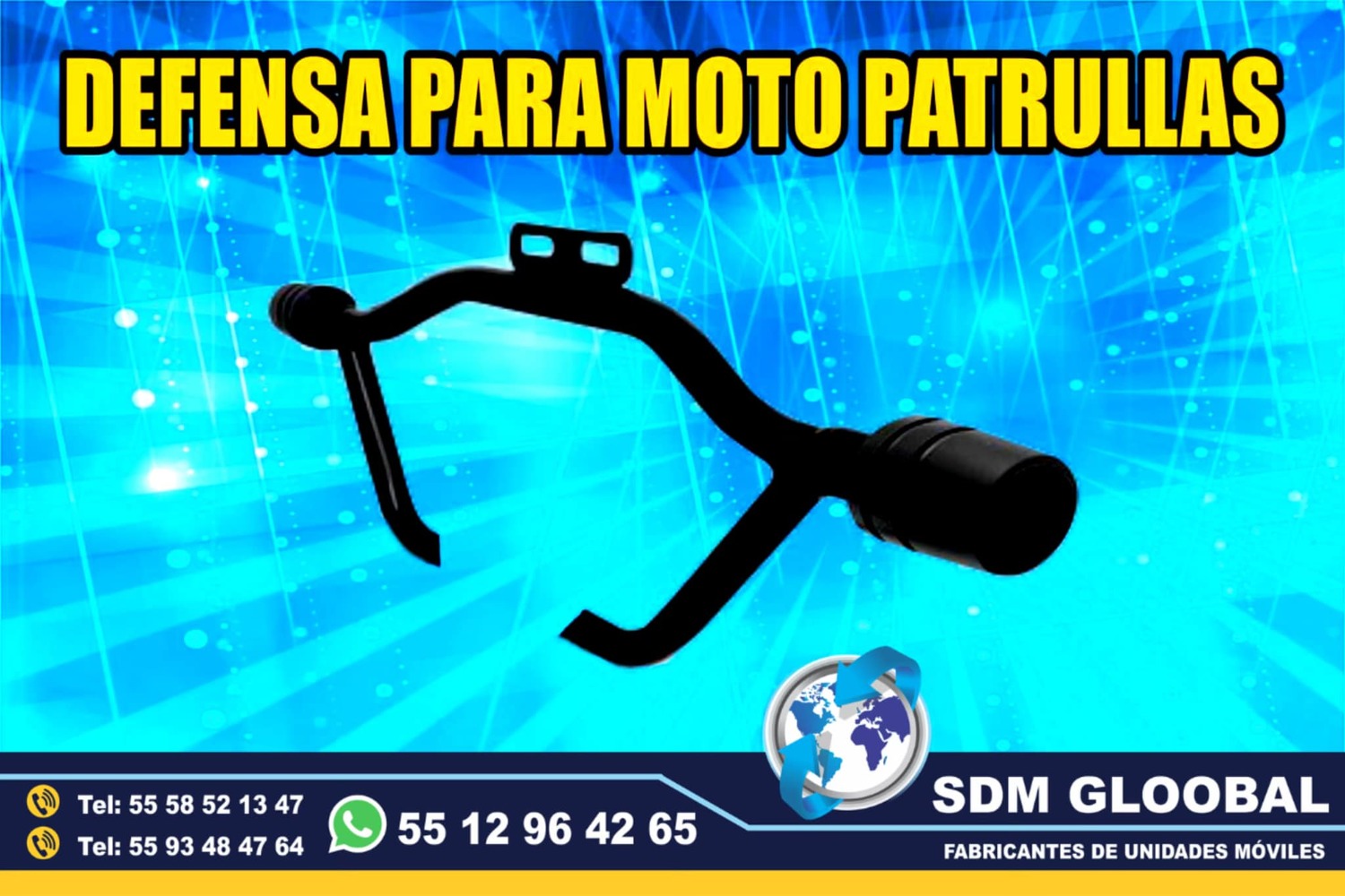 Fabricacion y venta de Tumbaburros burrera para Motopatrullas   