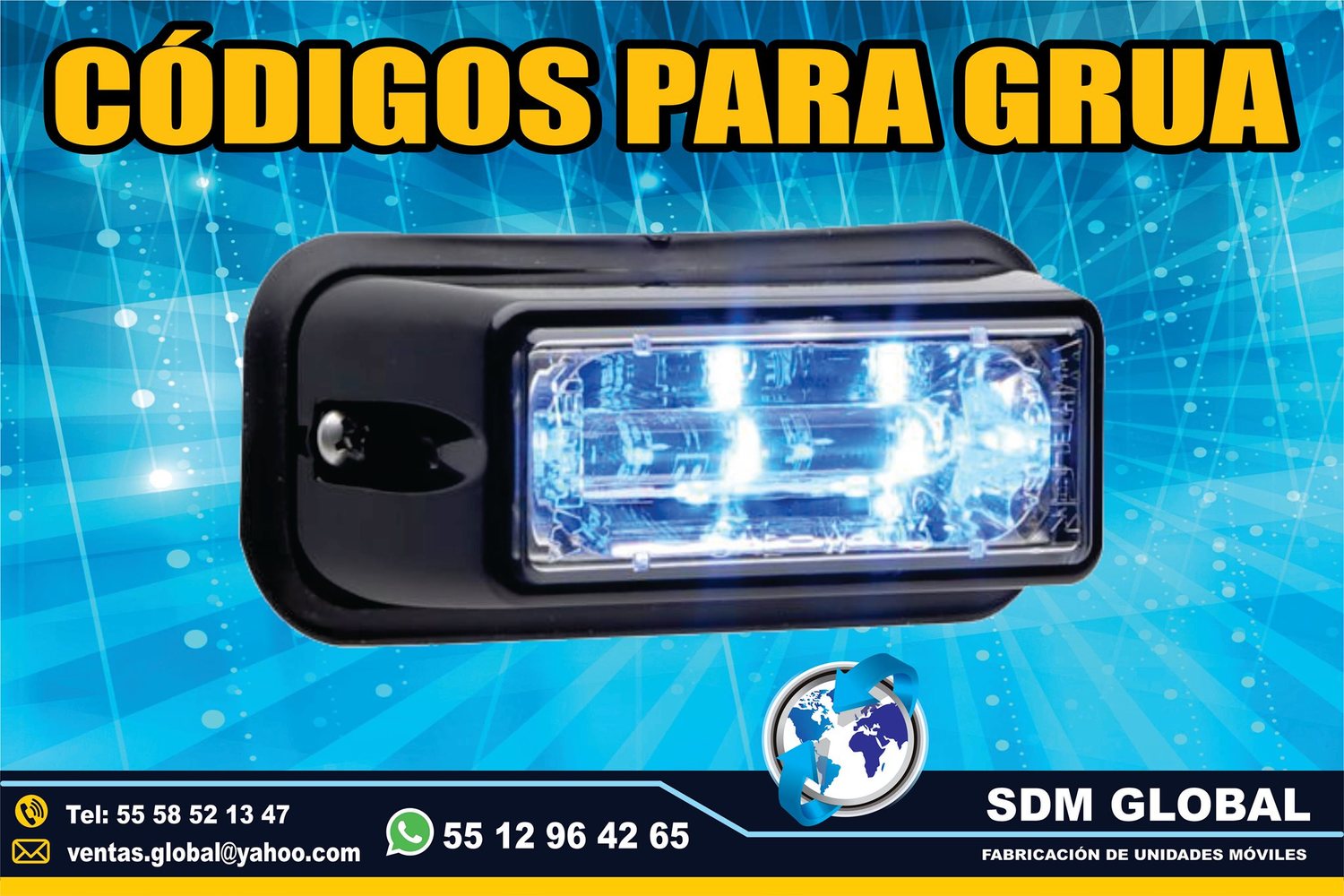 Venta de Luces Perimetrales Auxiliares para Gruas