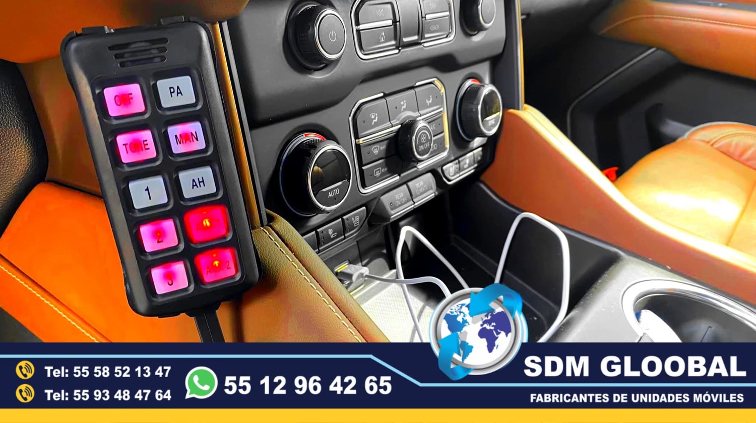 Instalacion de equipo, luces y comunicacion para patrullas pick up seda motopatrullas comando <br>