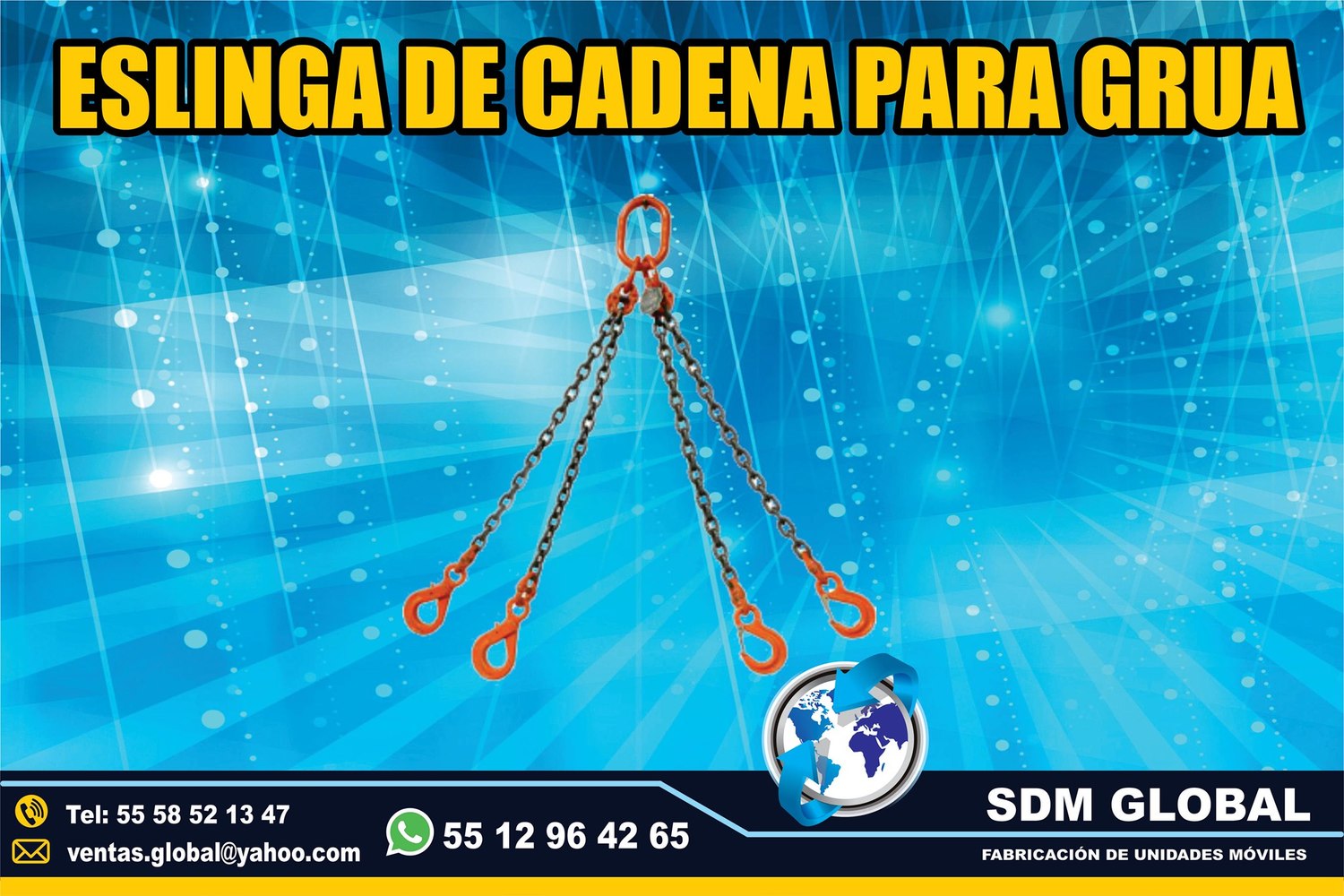 VENTA DE CADENAS DE AMARRE para gruas