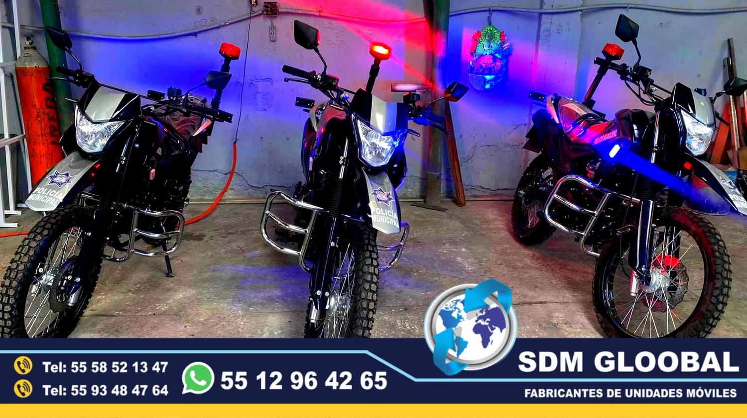 Venta Fabricacion Conversion y Equipamiento de MotoPatrullas cuatrimotos bicicletas     