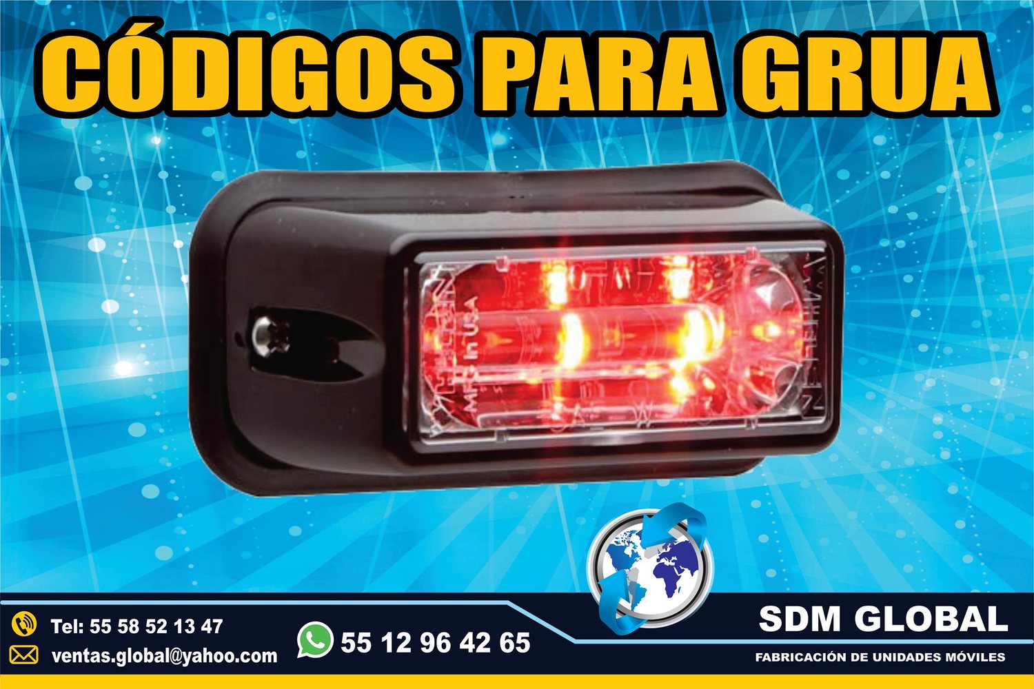 Venta de Luces Perimetrales Auxiliares para Gruas
