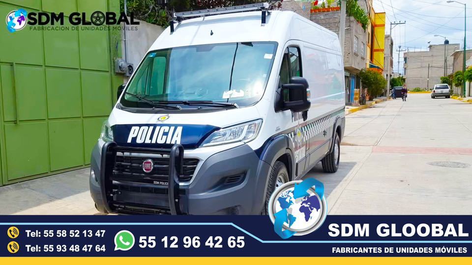 Fabrica de Unidad Movil para para seguridad publica, rescate, proteccion, salvamento, asuntos internos, tramites, proximidad, reaccion, primer respondiente, equipadas con tenologia, comunicaciones, accesorio.     