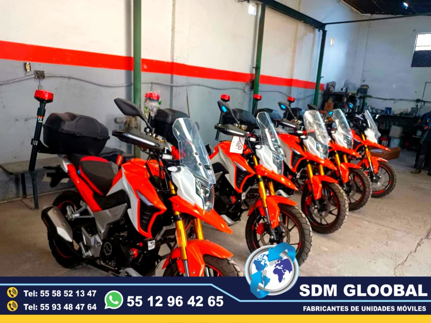 Equipamiento de MotoPatrullas