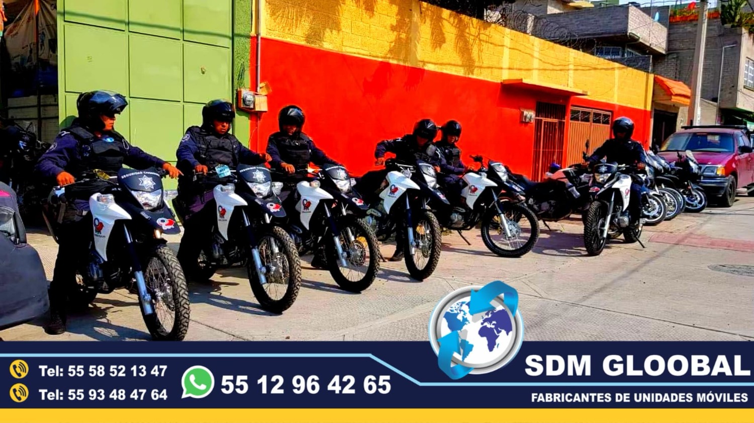 Venta Fabricacion Conversion y Equipamiento de MotoPatrullas cuatrimotos bicicletas  