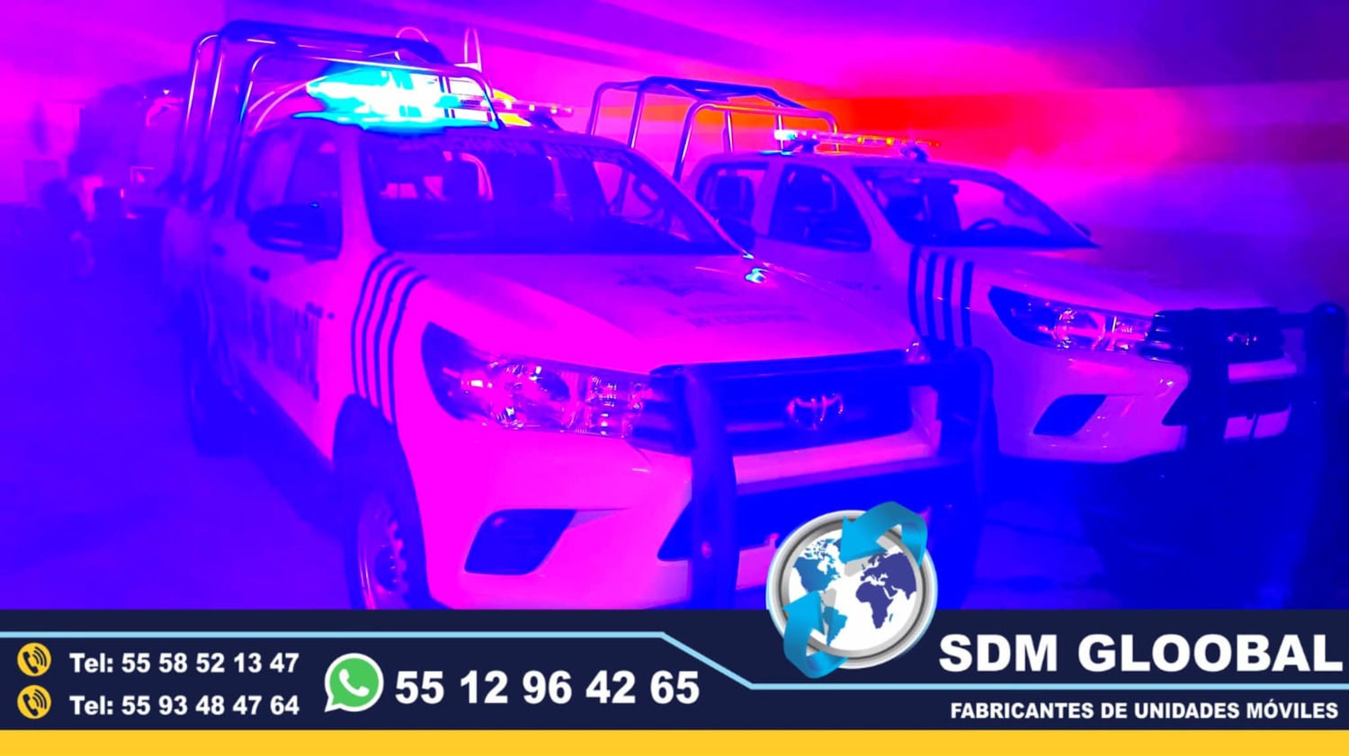 Instalacion de equipo, luces y comunicacion para patrullas pick up seda motopatrullas comando <br>