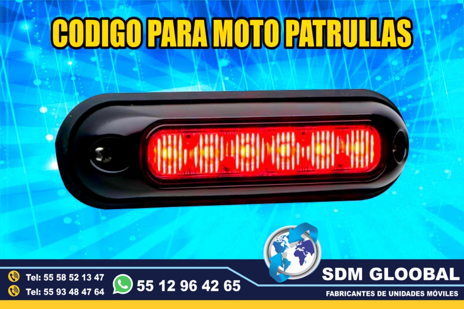 Venta e Instalacion de Luces Perimetrales y Auxiliares para Moto Patrullas Cuatrimotos Motocicletas   