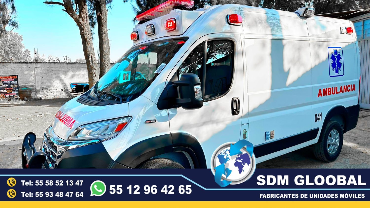 Venta de Ambulancias de Traslado de Tipo 1 y Tipo 2 en Mexico.