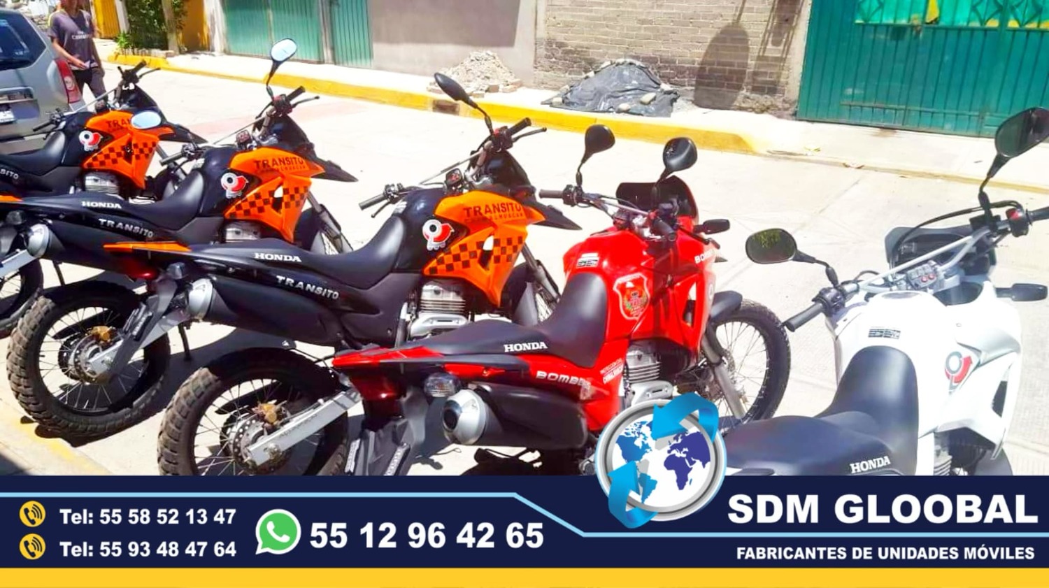 Venta Fabricacion Conversion y Equipamiento de MotoPatrullas cuatrimotos bicicletas     