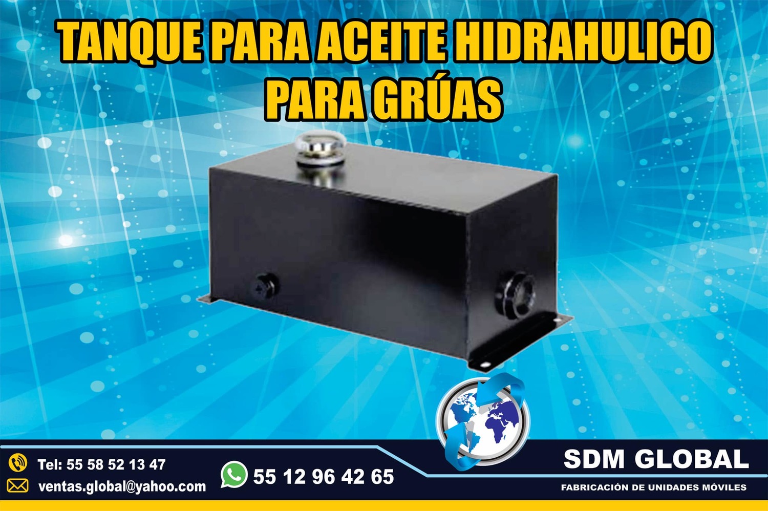 Venta de tanque para aceite para gruas <br>