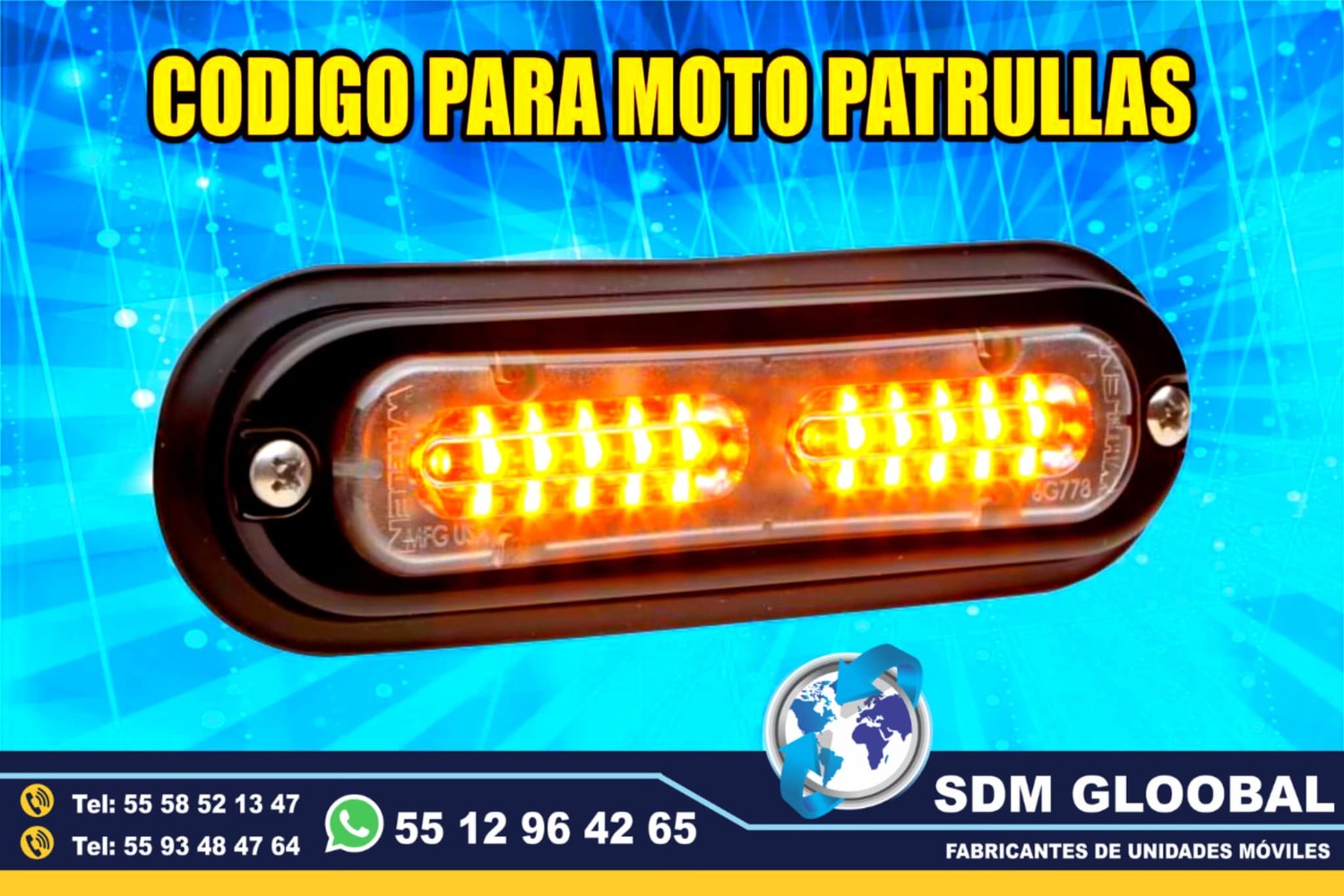 Venta e Instalacion de Luces Perimetrales y Auxiliares para Moto Patrullas Cuatrimotos Motocicletas   