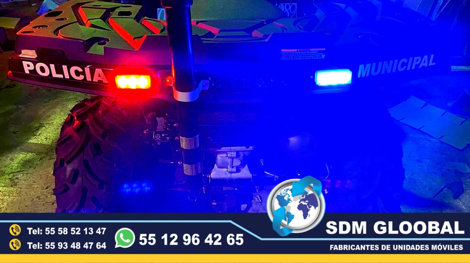 Venta Fabricacion Conversion y Equipamiento de MotoPatrullas cuatrimotos bicicletas     