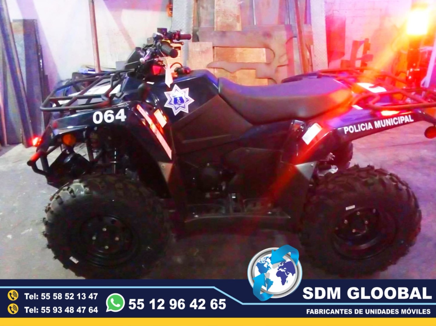 Venta Fabricacion Conversion y Equipamiento de MotoPatrullas cuatrimotos bicicletas     